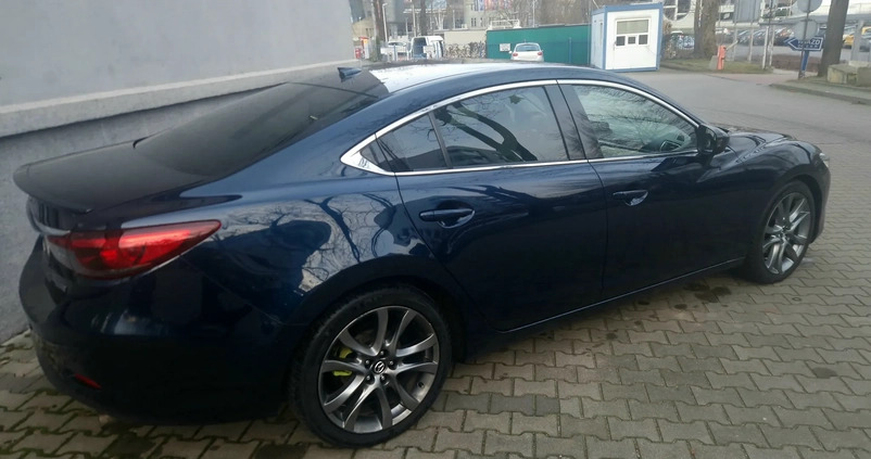 Mazda 6 cena 62900 przebieg: 210000, rok produkcji 2016 z Warszawa małe 121